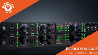 Video thumbnail for Introducing the Revolution 14x16 USB-C Audio Interface! by Black Lion Audio