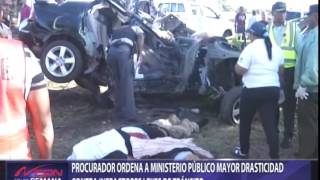 Procurador ordena a MP mayor drasticidad contra infractores leyes de tránsito