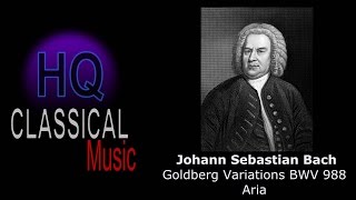 BACH - Goldberg Variations BWV 988 Aria (Hannibal theme) - High Quality Classical Music Piano