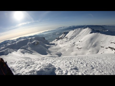 Piatra Arsa Cabin - Omu Peak (2507m), Bucegi Mountains, winter route, February 2021, 4K