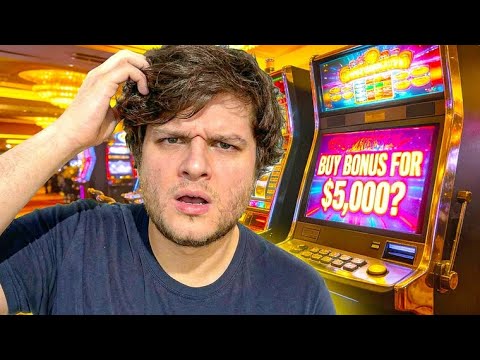 I Spent $5,000 on a NEW Slot Bonus Buy!
