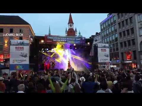 CSD München 2018: Finale auf dem Marienplatz mit  Ecco DiLorenzo and his Innersoul