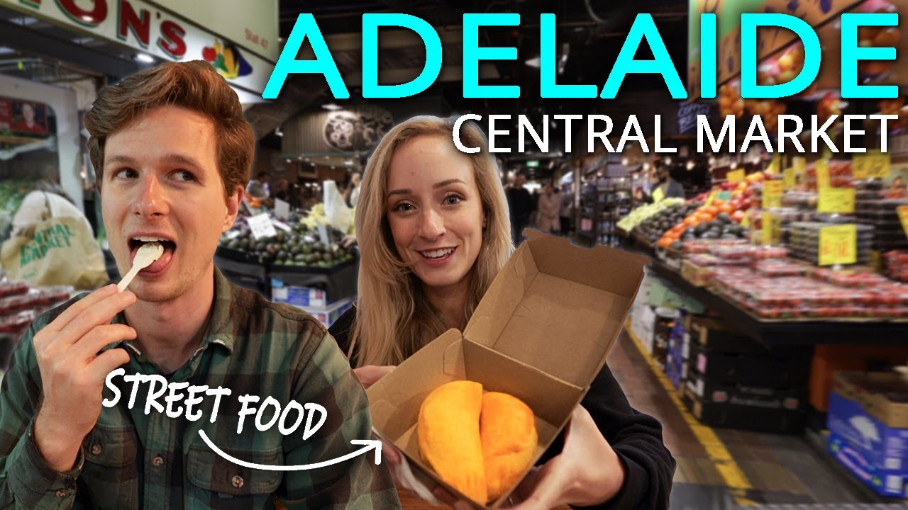 Join a duo on a food tour at Adelaide Central Market.