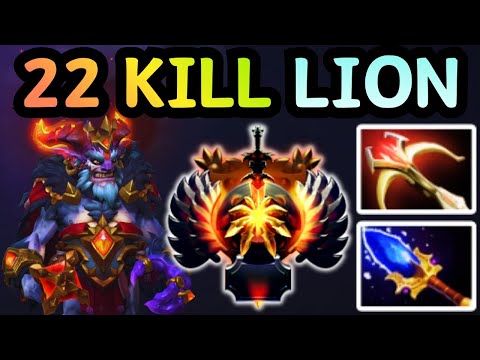 🔥 NEW PATCH 7.40b 22 KILL LION MID FINGER ONE SHOT META | DOTA 2 GAMEPLAY 🔥