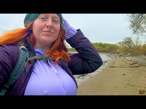Redhead in the Late Autumn Forest: Magical Forest Stroll