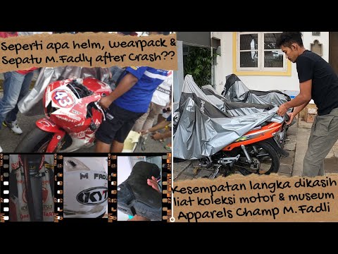 KESEMPATAN LANGKA GELEDAH KOLEKSI MOTOR & MUSEUM APPARELS SIMPENAN M.FADLI ! BEKAS CRASH MASIH ADA!!