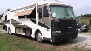 1999 Fleetwood American Dream luxury class A diesel pusher motorhome walk-around video