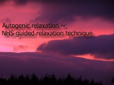 Autogenic Relaxation from the NHS for pain relief