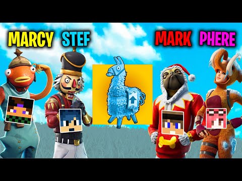 HO LITIGATO CON MARK E STEF - Fortnite LAMA CHALLENGE w/Stef Mark Phere