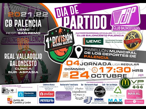Jornada 4 - 1ªDIV MASC FBCYL CB PALENCIA UEMC RESTAURANTE SAN REMO - CLÍNICA SUR REAL VALLADOLID