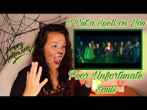 Reacting to Voctave ft  Rachel Potter | Poor Unfortunate Souls - I Put A Spell On You | Halloween 🎃