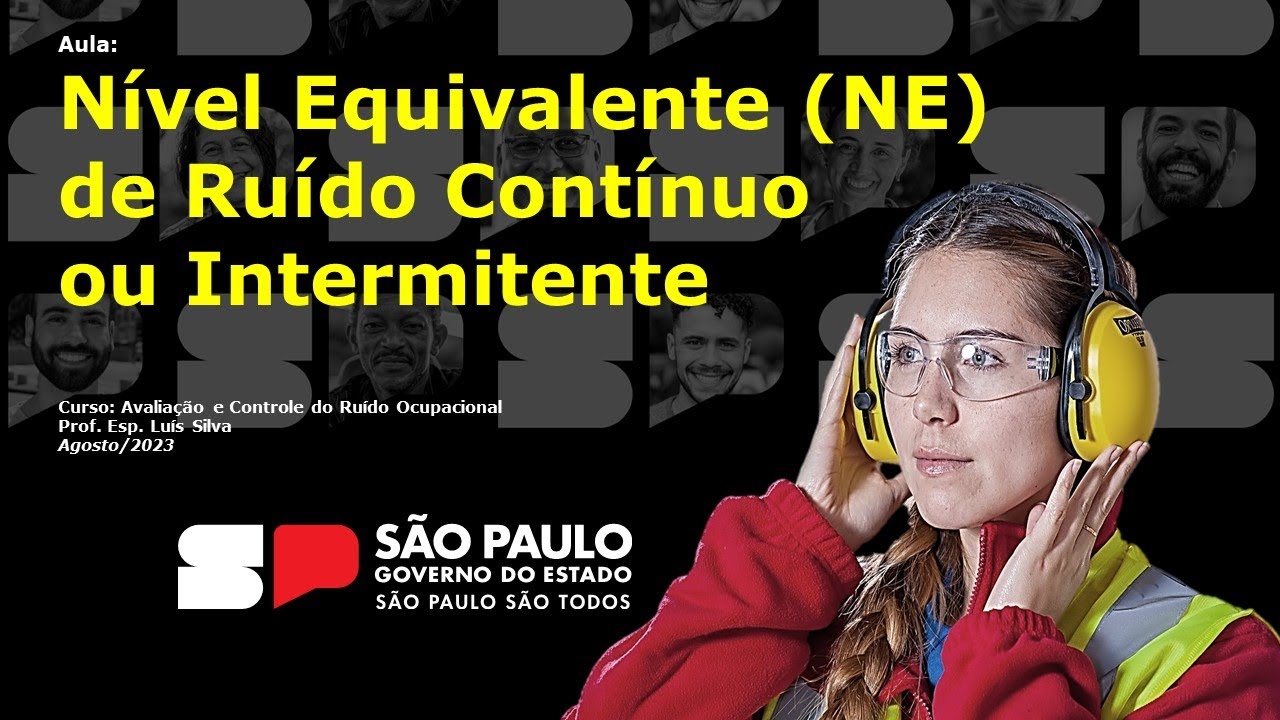NÍVEL EQUIVALENTE (NE) de Ruído Ocupacional