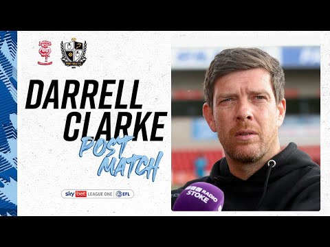 Post Match | Darrell Clarke reacts to defeat away to Lincoln City