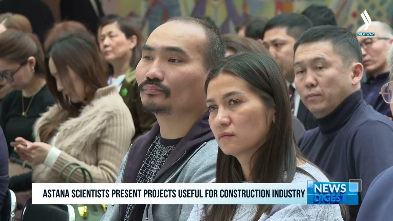 Astana scientists present projects useful for construction industry | Silk way TV