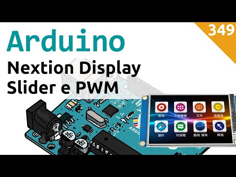 Using a Nextion Slider Display and Arduino to Control a PWM LED - Video 349