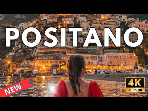 [4K] 🍋 POSITANO Italia (Costa Amalfitana)🌊✅ PASEO A PIE CON SUBTITULOS (Drone) "walking tour"