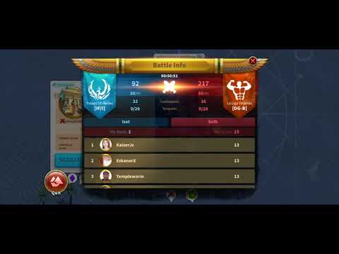 RISE OF KINGDOMS: [DG-B] La Liga Filipinas First Ark of Osiris Match