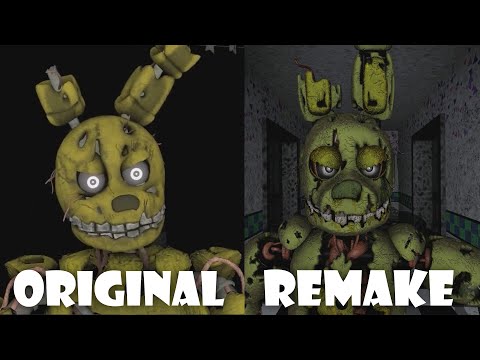 Five Funky Nights At Freddy's: Remake vs Original | Comparison