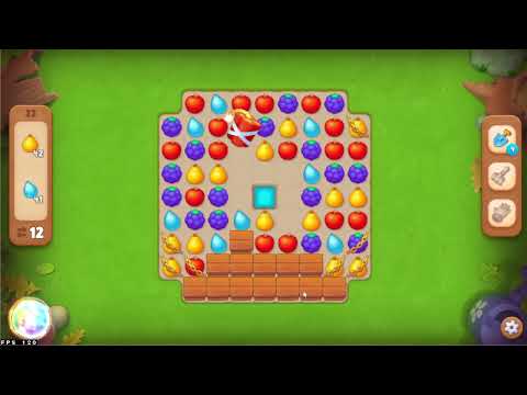 Gardenscapes level 22 No Boosters - Gameplay Walkthrough (Android, iOS, Bluestacks) Playrix