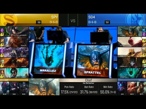S04 vs SPY Game 2 Highlights - FC SCHALKE 04 vs SPLYCE EU LCS Week 6 Summer 2016