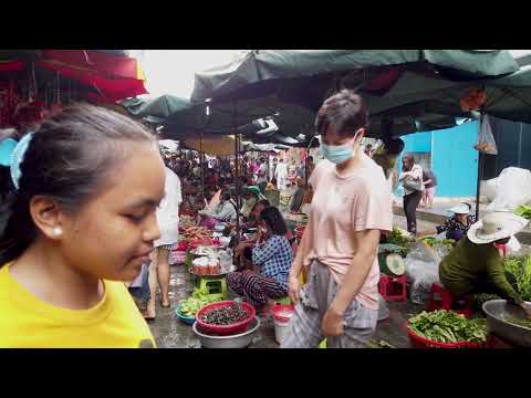 Natural Living In Cambodian Wet Market - Phnom Penh Street Food Tour