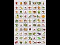 Mix Fruits And Vegetables Names Shorts