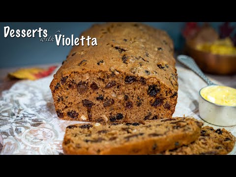 Irish Fruit Cake Recipe - BARMBRACK | Irish Tea Cake Recipe | Halloween Recipes