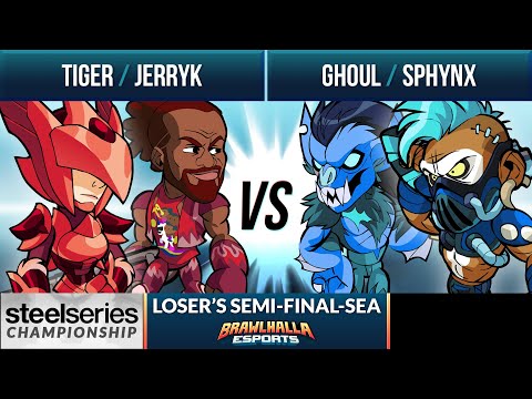Tiger & Jerryk vs Sphynx & Ghoul - Loser's Semi-Final - Steelseries Championship 2020 -f 2v2 AUS