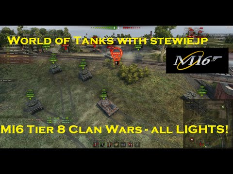 World of Tanks MI6 Tier 8 Clan Wars - Lights All the Way!