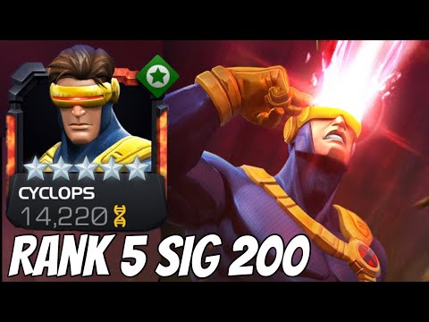 Rank 5 Sig 200 CYCLOPS Rank Up & Gameplay - Act 6.4 BOSS SOLO!