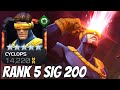 Rank 5 Sig 200 CYCLOPS Rank Up & Gameplay - Act 6.4 BOSS SOLO!