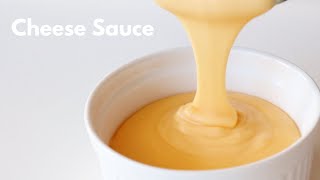 EASY HOMEMADE CHEESE SAUCE RECIPE | NACHO CHEESE SAUCE RECIPE