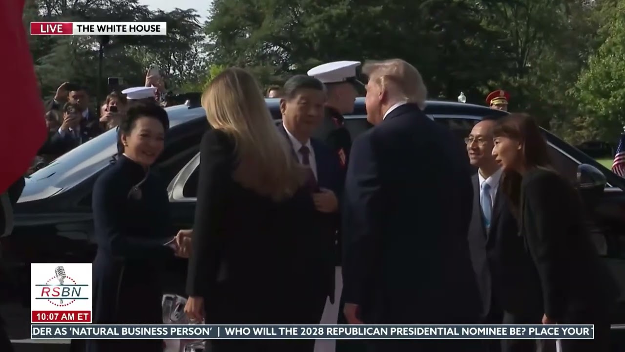 President Trump & First Lady Welcome President Xi & Madame Peng for a White House Visit