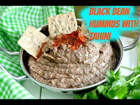 How to make Black Bean Hummus with Tahini | Latest recipes