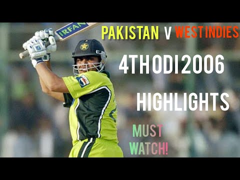 Pakistan V West Indies | 4th ODI 2006 | Full Highlights | Must Watch!