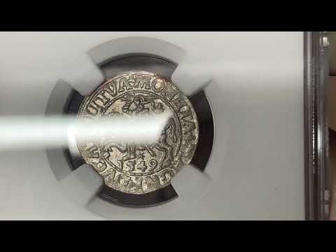 Zygmunt II August, Półgrosz Wilno 1549 - L - menniczy