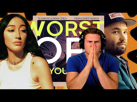 PJ Harding, Noah Cyrus - The Worst Of You   [ Official Visualizer ] (REACTION!!)