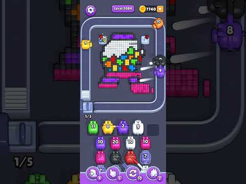 Pixel Flow Level 2084 Walkthrough