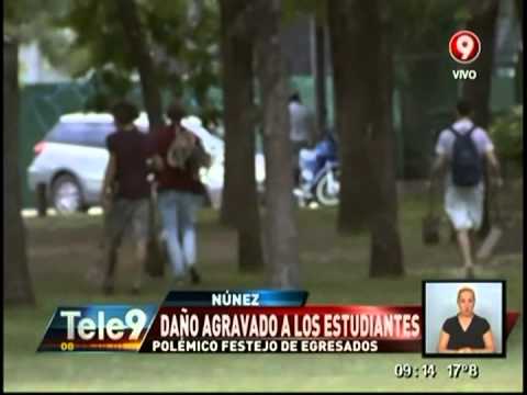 Daño agravado a los estudiantes: Polémico festejo de egresados