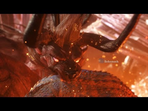 Monster Hunter World: First Behemoth Encounter with Cutscene