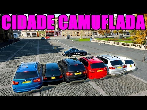 DERAM FUGA NO CIDADE CAMUFLADA - FORZA HORIZON 4 - GAMEPLAY