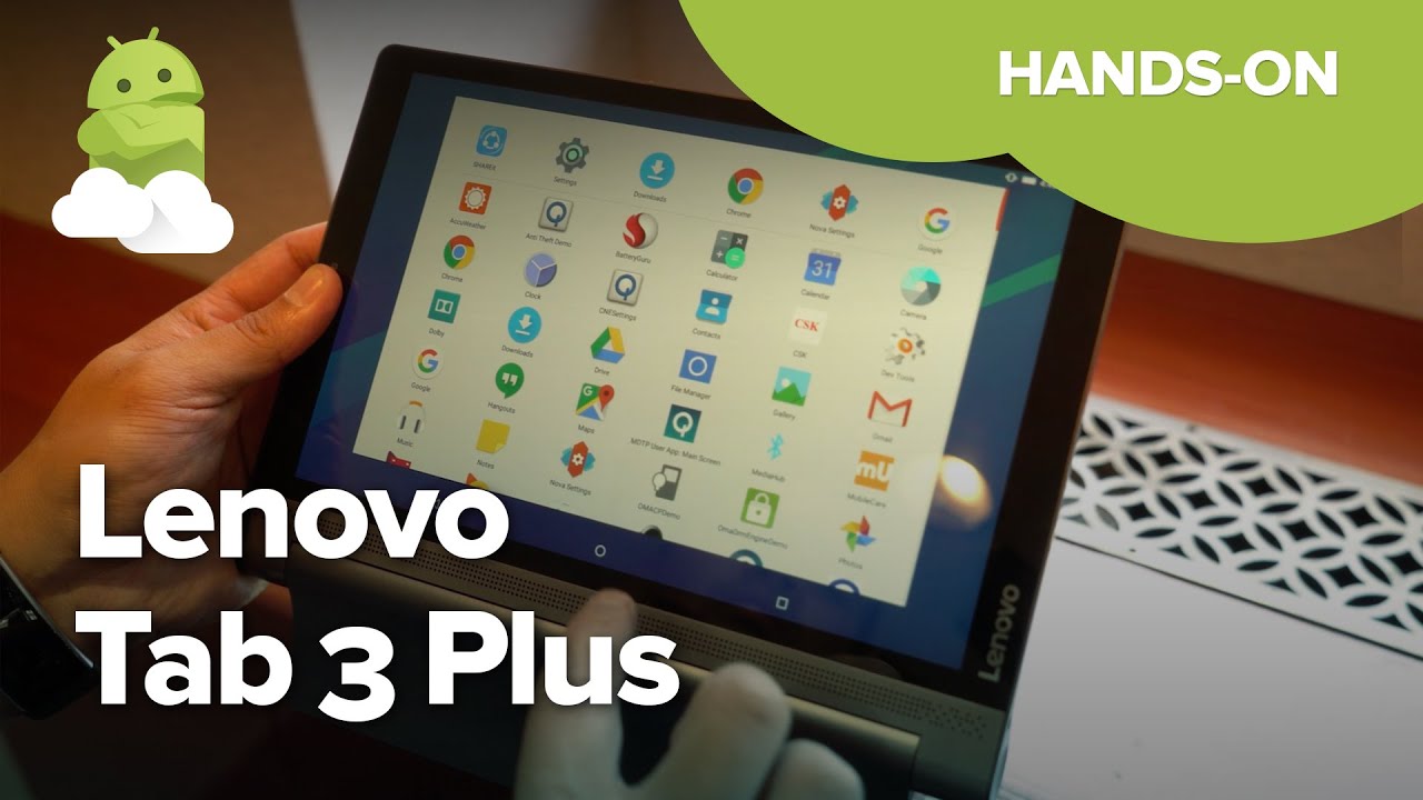 Lenovo Tab 3 Plus hands-on! - YouTube