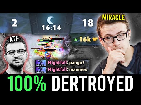 MIRACLE 100% destroyed ATF PANGOLIER in OFFLANE..