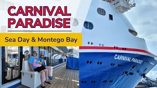 Carnival Paradise 2024 | Sea day, Montego Bay Jamaica, Epic Rock Show
