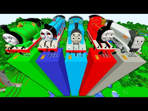 I found Longest HOUSE THOMAS TRAIN AND FRIENDS IN MINECRAFT FUNNY ANIMATION