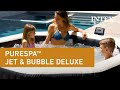 Надувная джакузи INTEX PureSpa Jet and Bubble Deluxe; артикул 28462