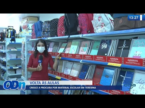 Cresce a procura por material escolar em Teresina 12 01 2022