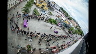 PushTheLimits Plaza Jam Kuopion torilla — kun 250-vuotias kaupunki täytti keskuspaikan jäbillä