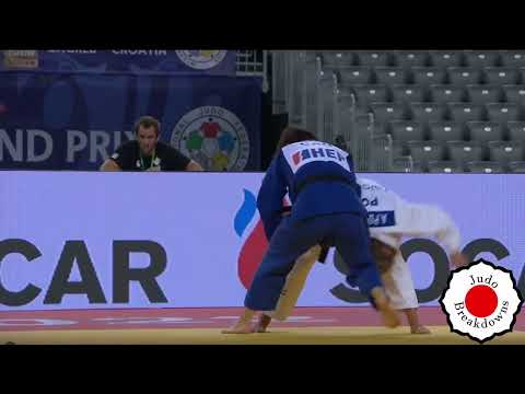 Judo Womens U57 Arleta Podolak vs. Christa Deguchi Grand Slam Zagreb 2022 Rd 2