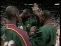 Chicago Bulls Introduction 1996 NBA Finals Game 6 vs Seattle Supersonics
